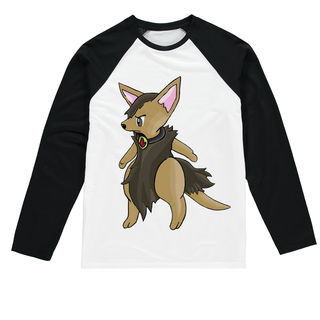 Layboy Sublimation Baseball Long Sleeve T-Shirt featuring a classic crew neck and long sleeves, designed for sublimation printing with a stylish fit.