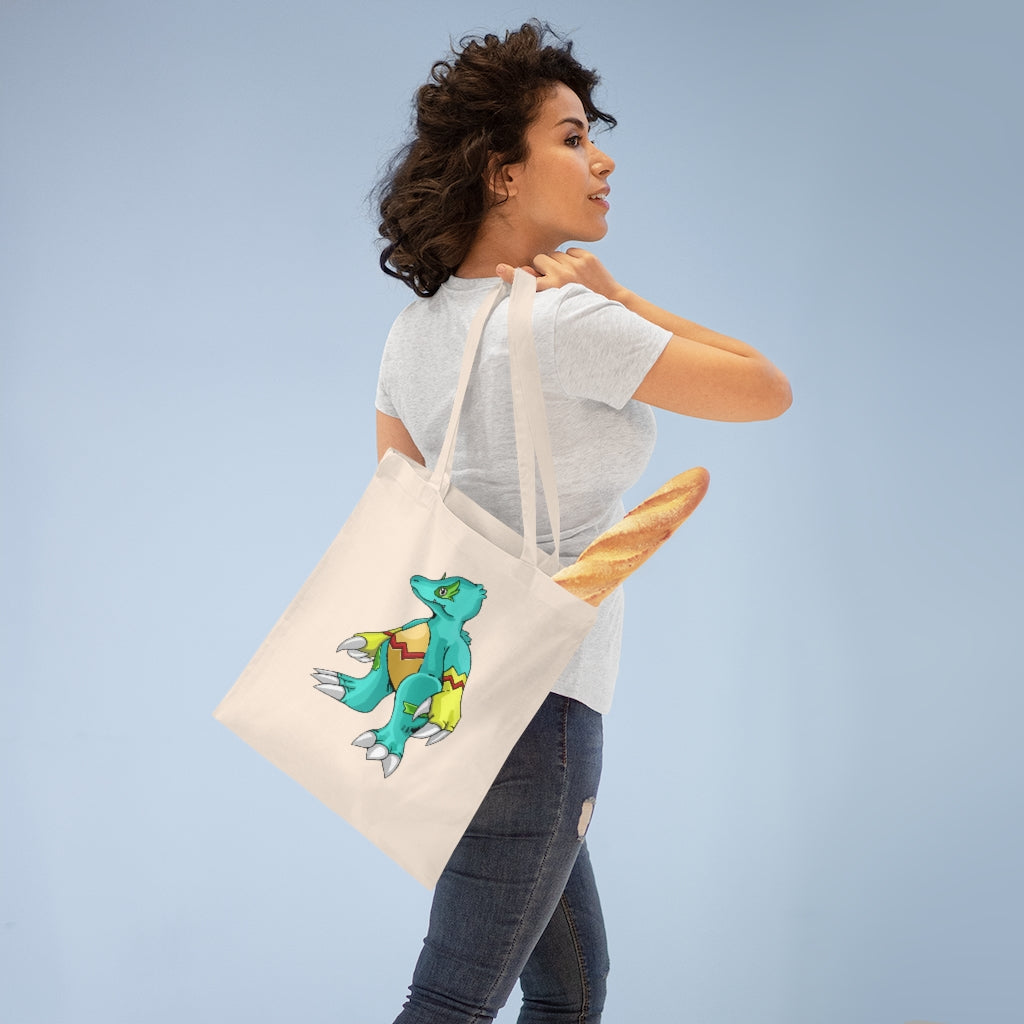 Laygoo Tote Bag made of 100% cotton with long handles and cross stitching, available in various colors.