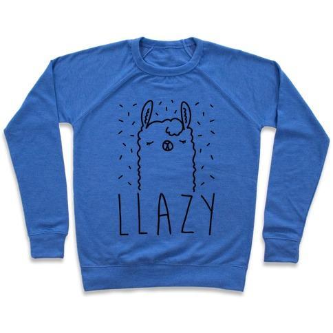 Main LLAZY LLAMA CREWNECK SWEATSHIRT image