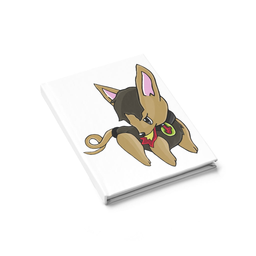 LB Journal - Ruled Line hardcover journal with a durable wraparound print and ruled pages, ideal for writers and note-takers.