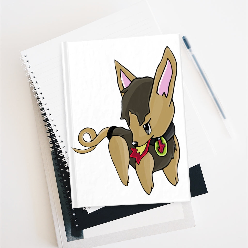 LB Journal - Ruled Line hardcover journal with a durable wraparound print and ruled pages, ideal for writers and note-takers.