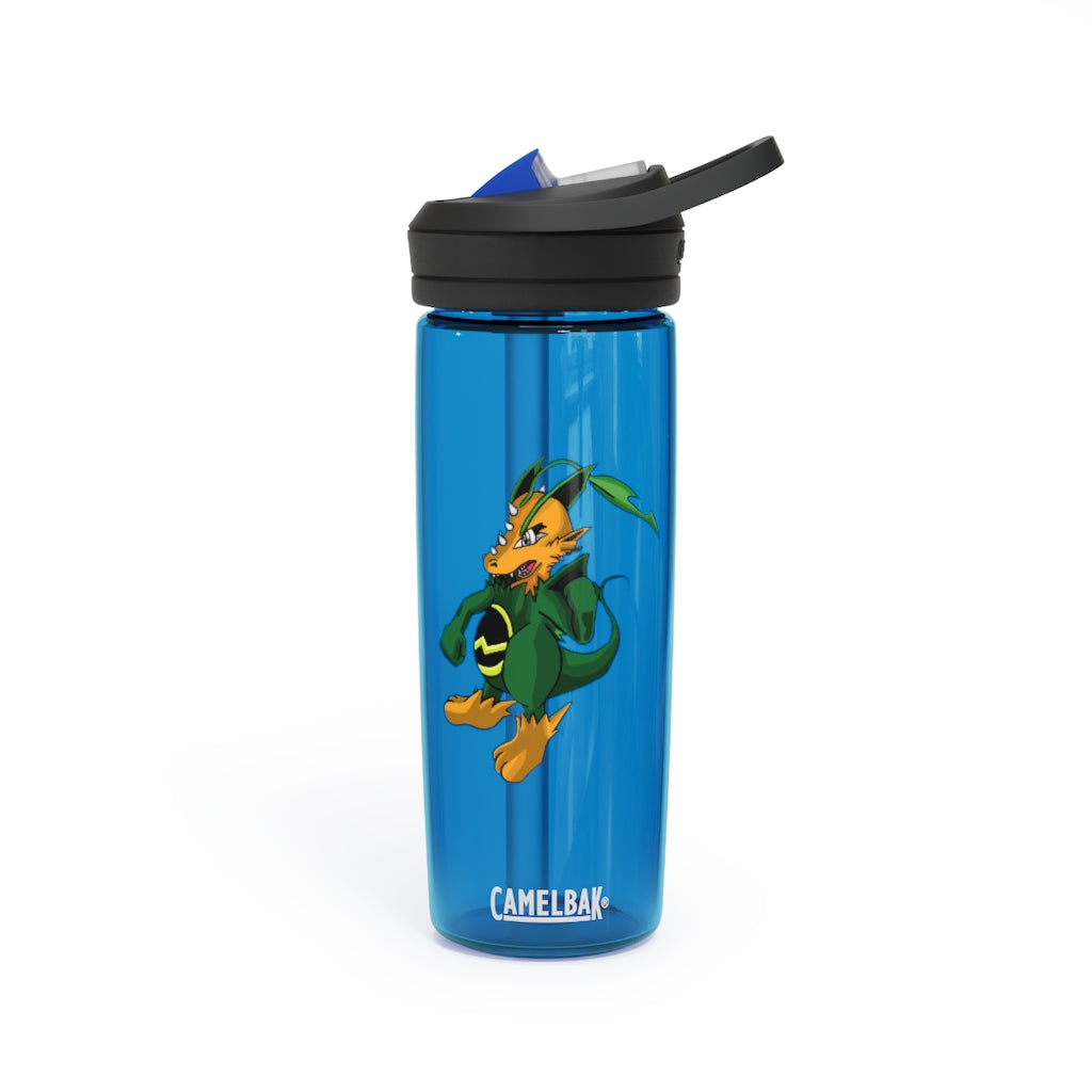 Ledino CamelBak Eddy® Water Bottle in 20oz and 25oz sizes, showcasing its durable Tritan™ material and spill-proof design.