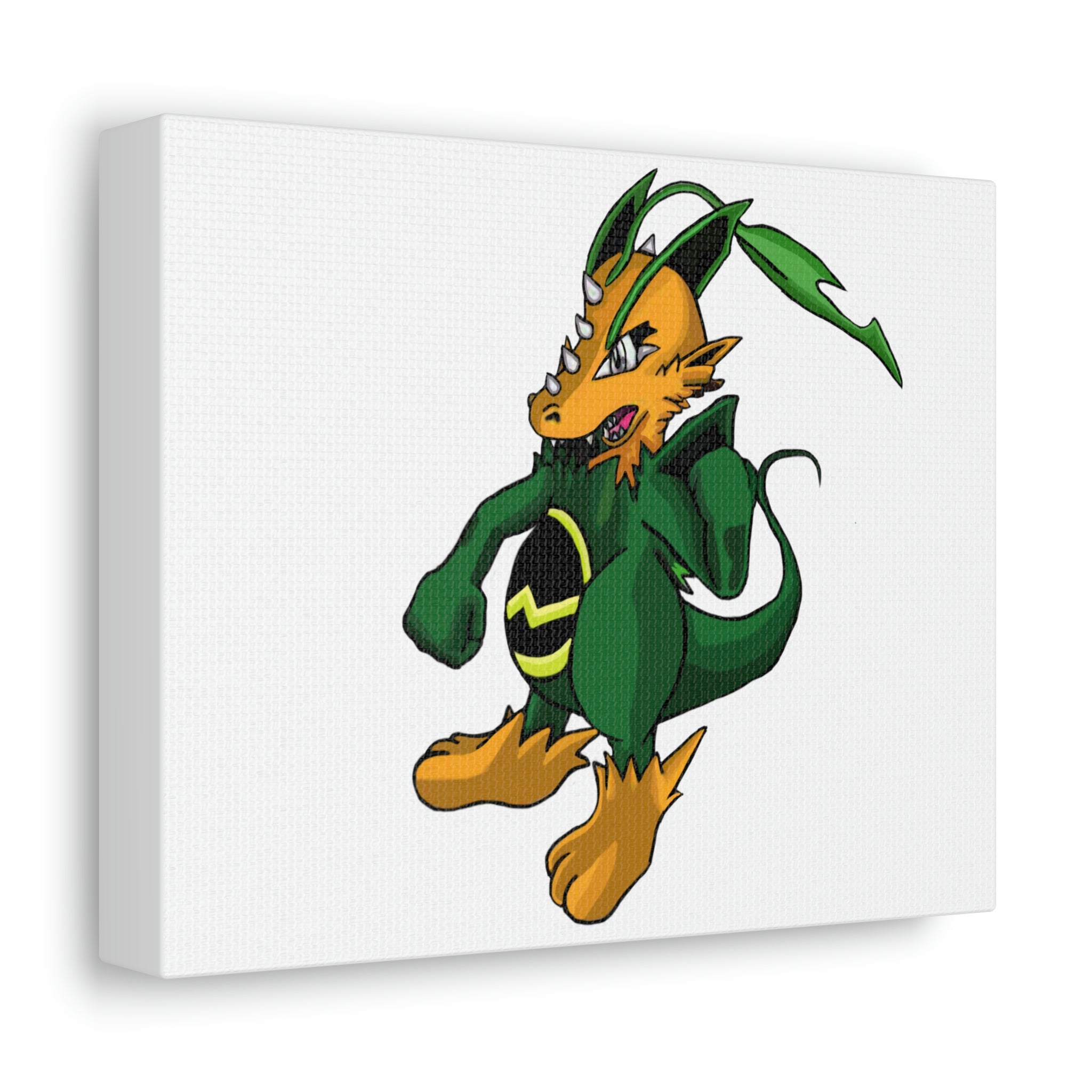 Ledino Stretched Canvas featuring vibrant artwork on a wooden frame, perfect for indoor decoration.