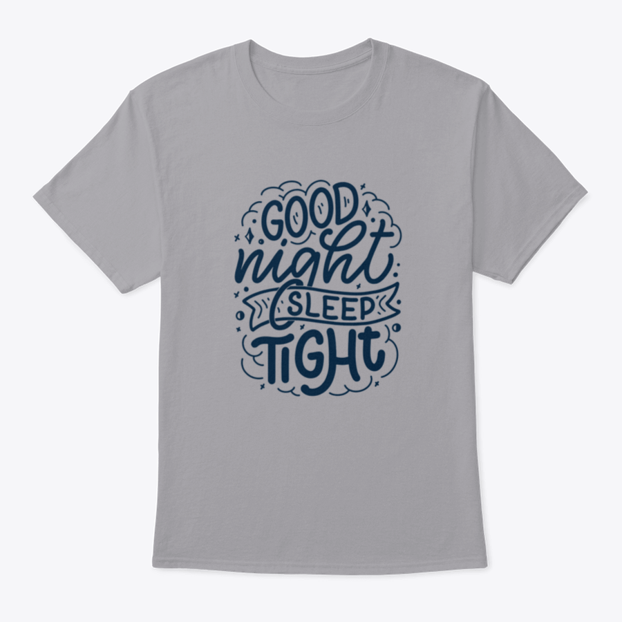 Vector illustration featuring a cozy lettering slogan about sleep and good night, designed for relaxation-themed projects.