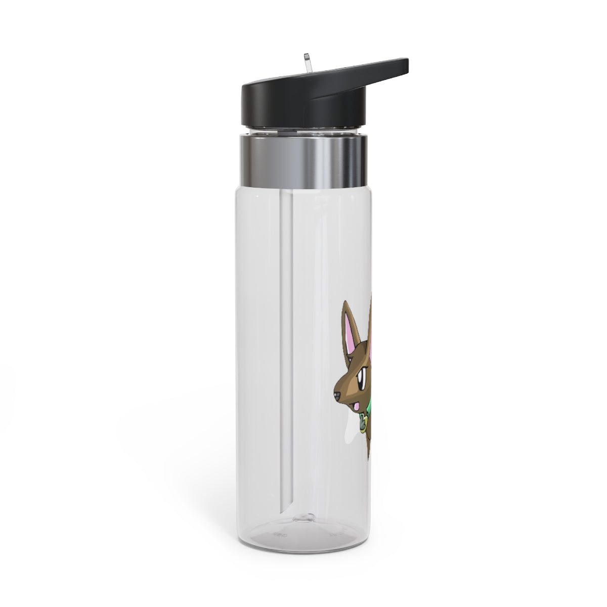 LG Kensington Tritan™ Sport Bottle in vibrant colors with a carabiner hook, showcasing its 20oz capacity and spill-resistant lid.