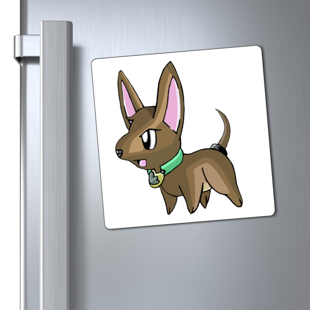 A collection of LG Magnets showcasing various sizes and a bold black backing, ideal for displaying messages on metallic surfaces.