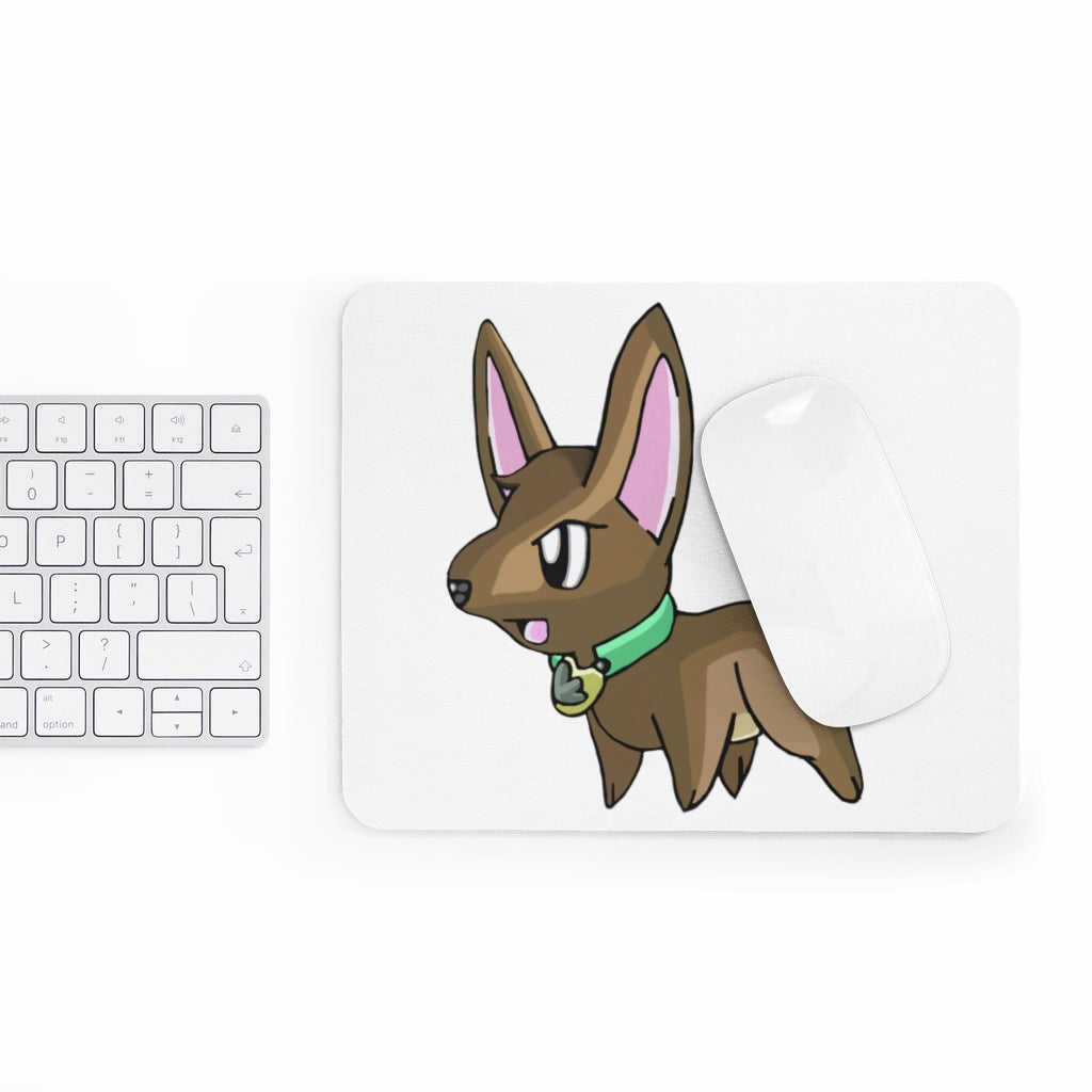 LG Mouse Pad featuring a vibrant full print design on a smooth neoprene surface, ideal for enhancing workspace aesthetics.