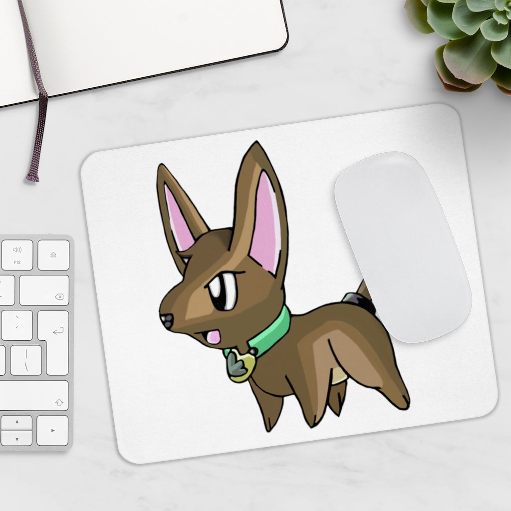 LG Mouse Pad featuring a vibrant full print design on a smooth neoprene surface, ideal for enhancing workspace aesthetics.