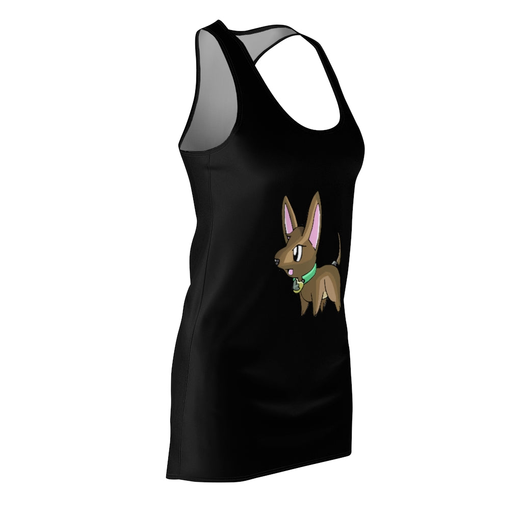 A stylish LG Women's Cut & Sew Racerback Dress featuring a feminine design, lightweight fabric, and sporty fit, perfect for various occasions.