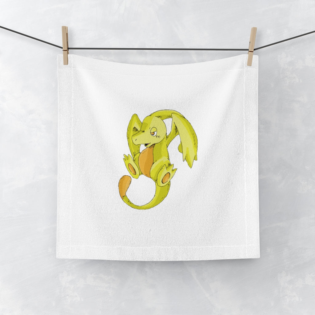 Lighender Face Towel featuring a customizable polyester front and soft cotton back, ideal for personal use or gifting.