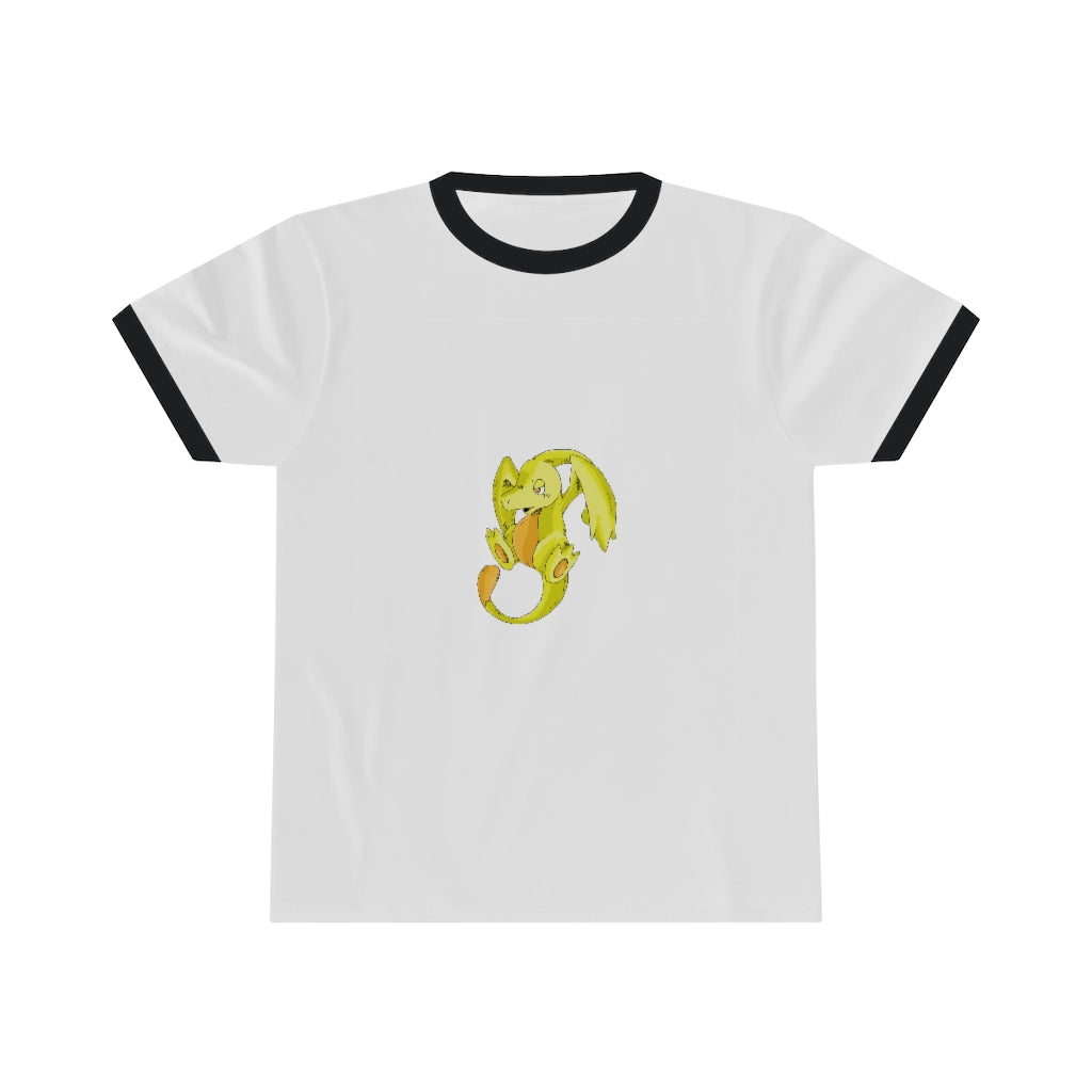 Lighender Unisex Ringer Tee showcasing its lightweight fabric and stylish design in various colors.