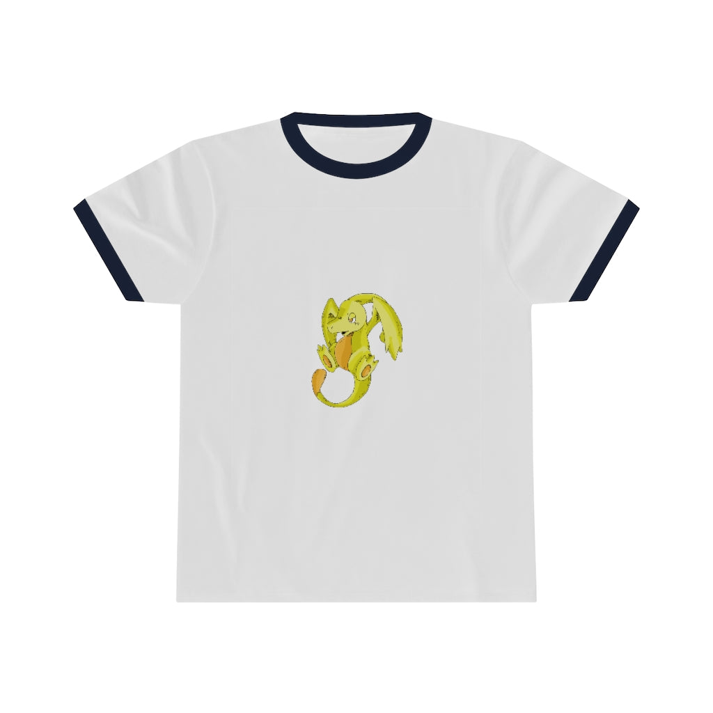 Lighender Unisex Ringer Tee showcasing its lightweight fabric and stylish design in various colors.