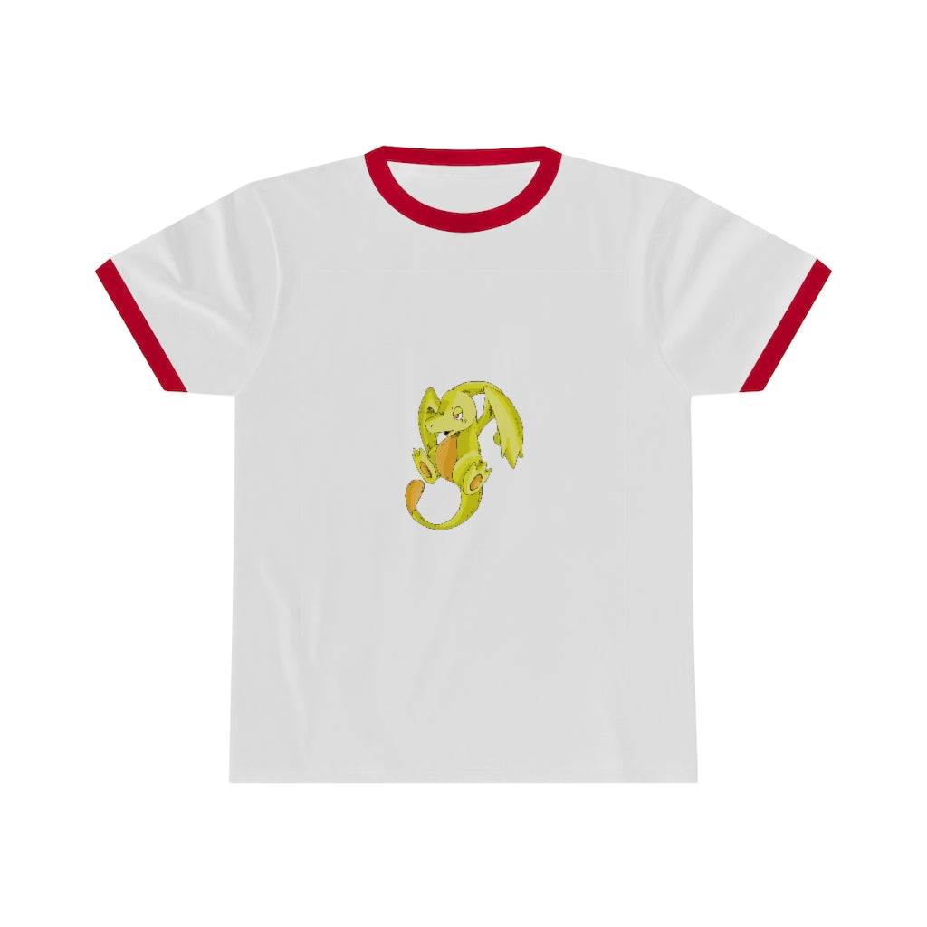 Lighender Unisex Ringer Tee showcasing its lightweight fabric and stylish design in various colors.