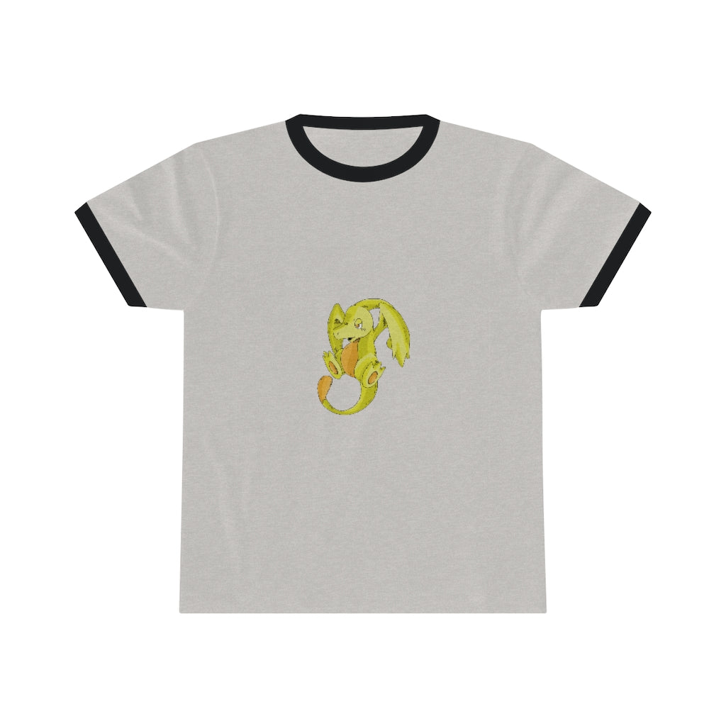 Lighender Unisex Ringer Tee showcasing its lightweight fabric and stylish design in various colors.