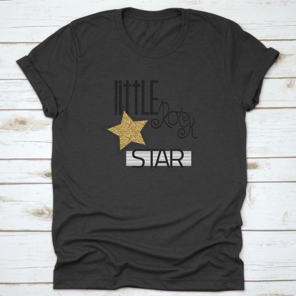 Spocket Dropship Little Rock Star Fashion Slogan With Gold