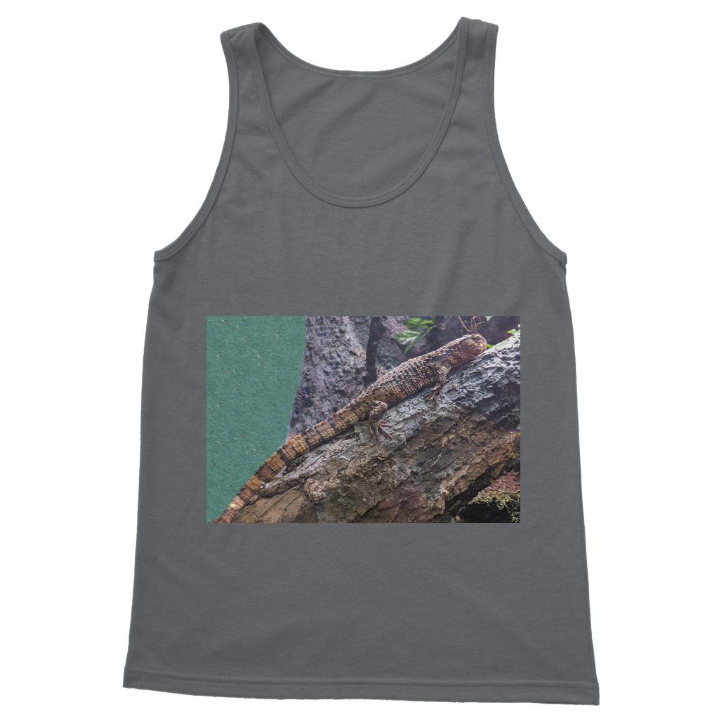 Lizard Classic Adult Vest Top in various colors, showcasing its unisex design and high-quality fabric.