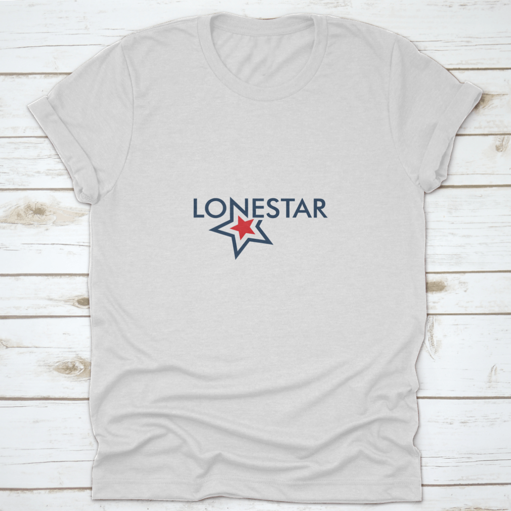 Lone Star Logo Design featuring a classic star symbol in a vector illustration, ideal for apparel.