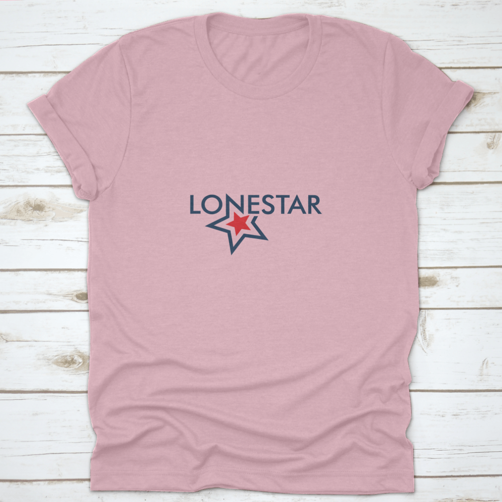 Lone Star Logo Design featuring a classic star symbol in a vector illustration, ideal for apparel.