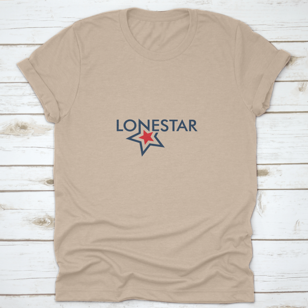 Lone Star Logo Design featuring a classic star symbol in a vector illustration, ideal for apparel.