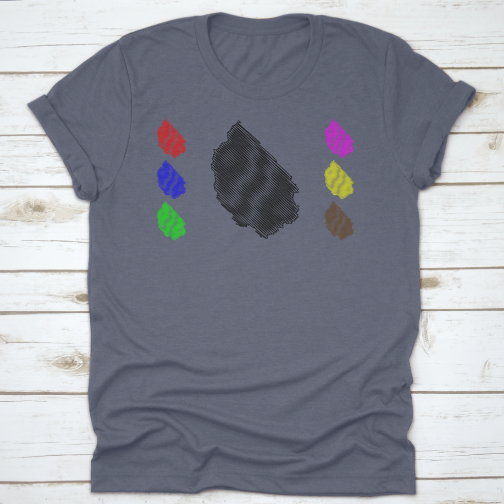 A stylish Madison County T-Shirt made from 100% cotton, featuring a classic fit and midweight fabric, perfect for casual wear.