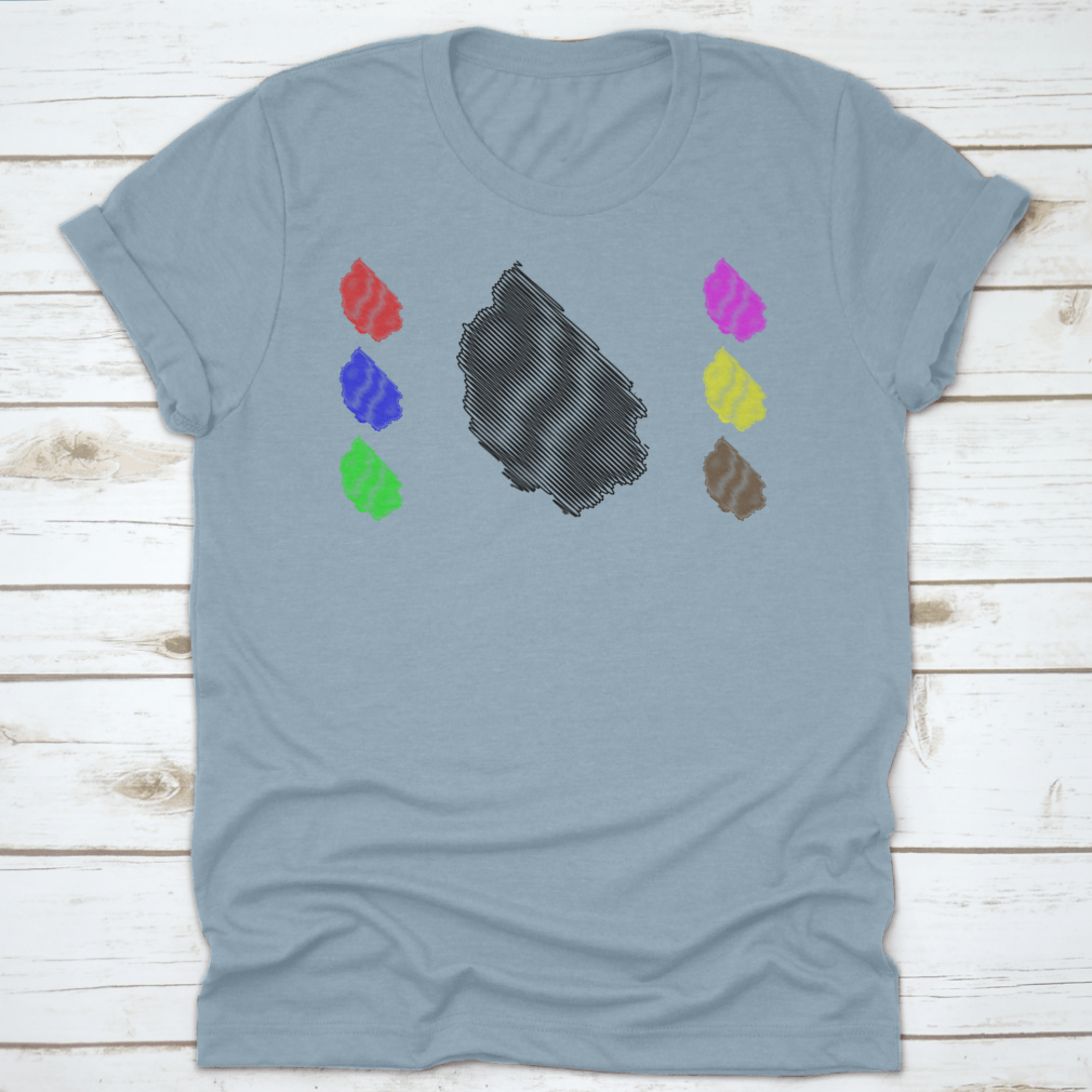 A stylish Madison County T-Shirt made from 100% cotton, featuring a classic fit and midweight fabric, perfect for casual wear.