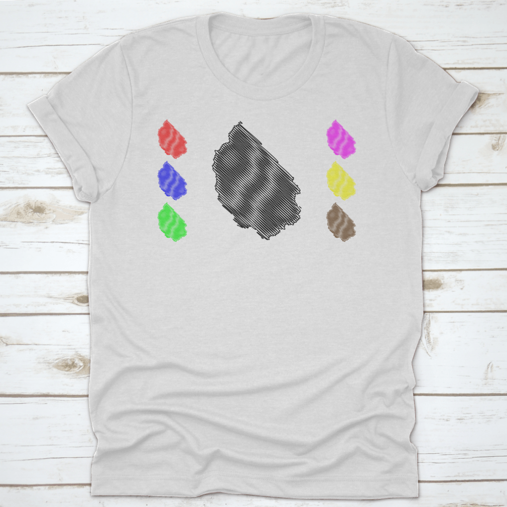 A stylish Madison County T-Shirt made from 100% cotton, featuring a classic fit and midweight fabric, perfect for casual wear.