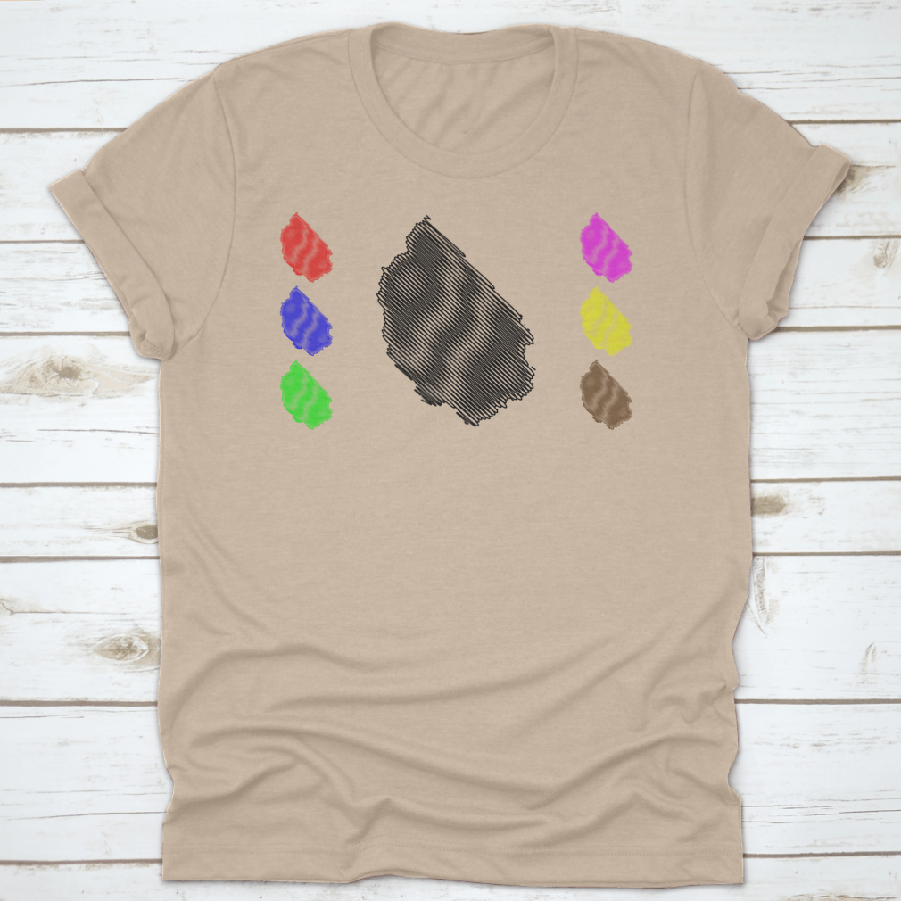 A stylish Madison County T-Shirt made from 100% cotton, featuring a classic fit and midweight fabric, perfect for casual wear.