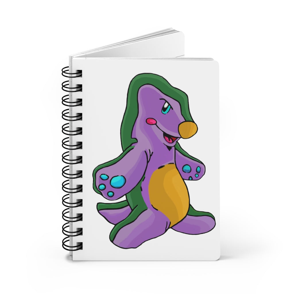 Makket Spiral Bound Journal with glossy laminated cover, showcasing its stylish design and lined pages.