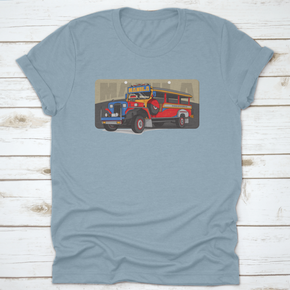 A colorful sketch of a Jeepney, showcasing its vibrant design and cultural significance in Manila, Philippines.