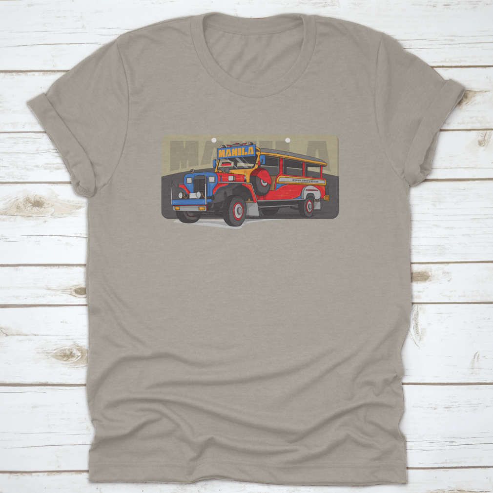 A colorful sketch of a Jeepney, showcasing its vibrant design and cultural significance in Manila, Philippines.