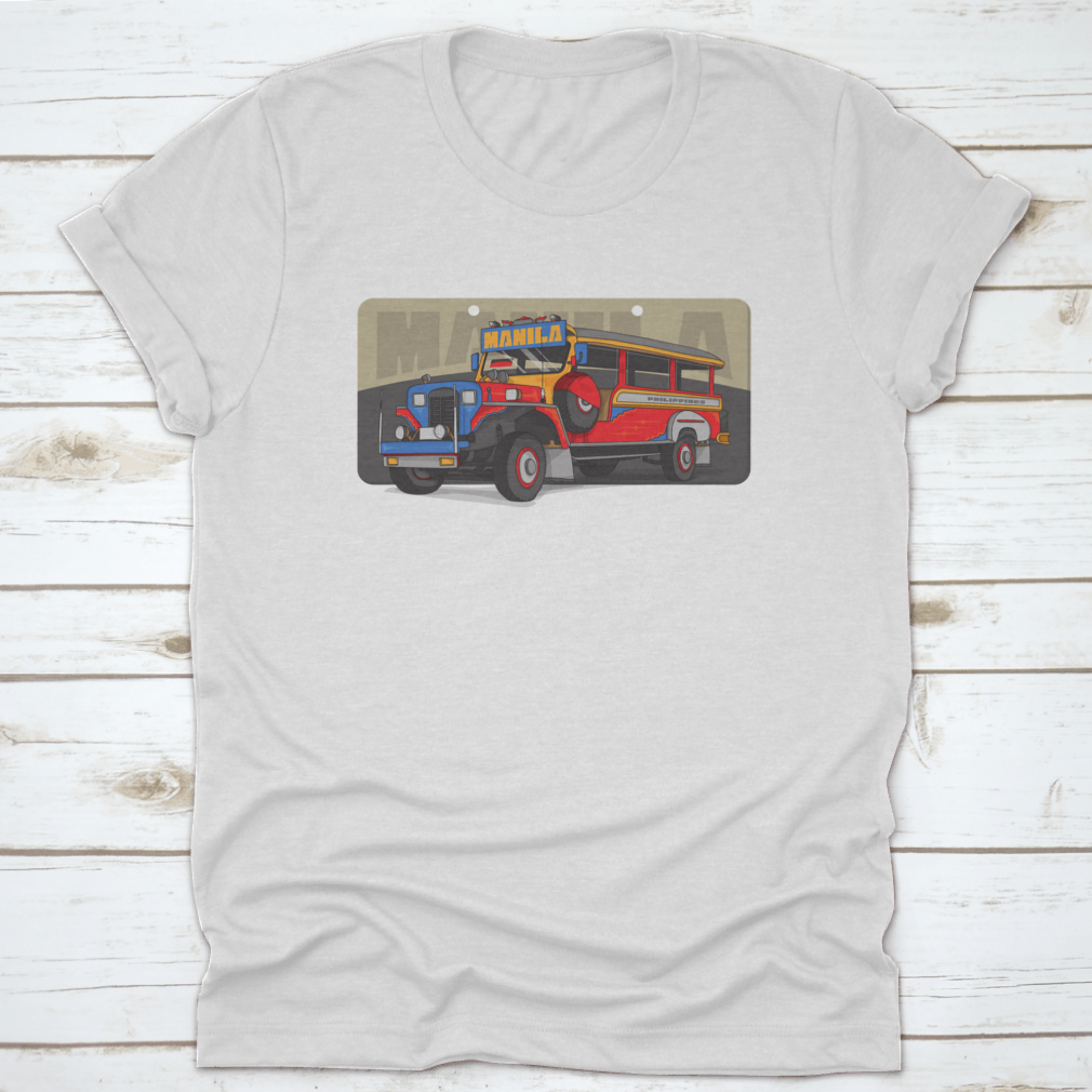 A colorful sketch of a Jeepney, showcasing its vibrant design and cultural significance in Manila, Philippines.