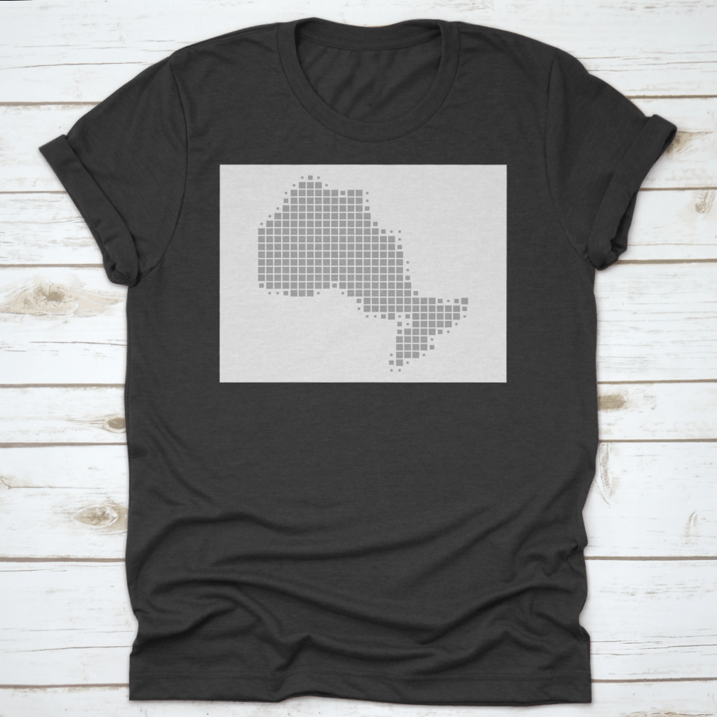 A detailed travel history map of Ontario showcasing various attractions and landmarks.