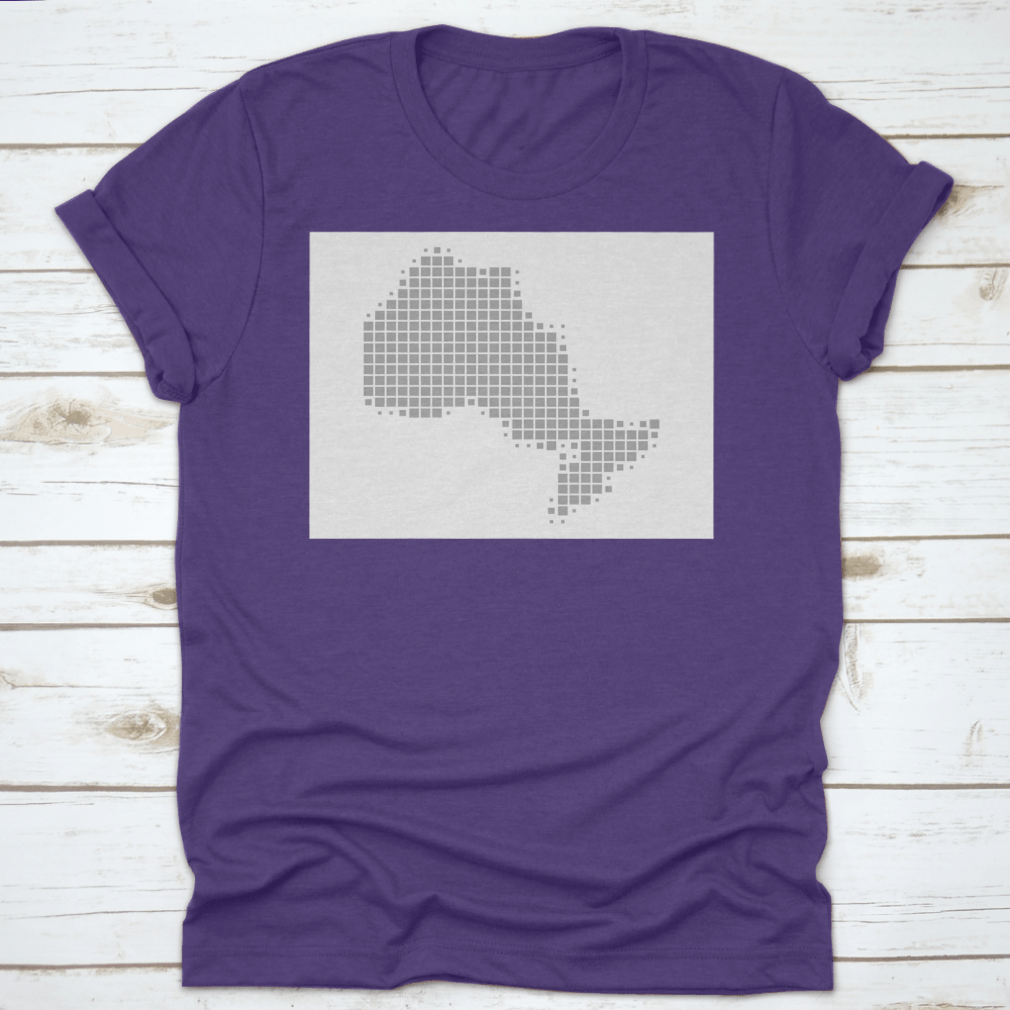 A detailed travel history map of Ontario showcasing various attractions and landmarks.