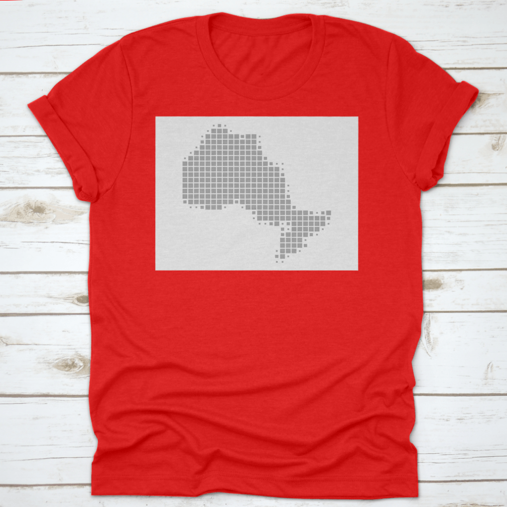 A detailed travel history map of Ontario showcasing various attractions and landmarks.