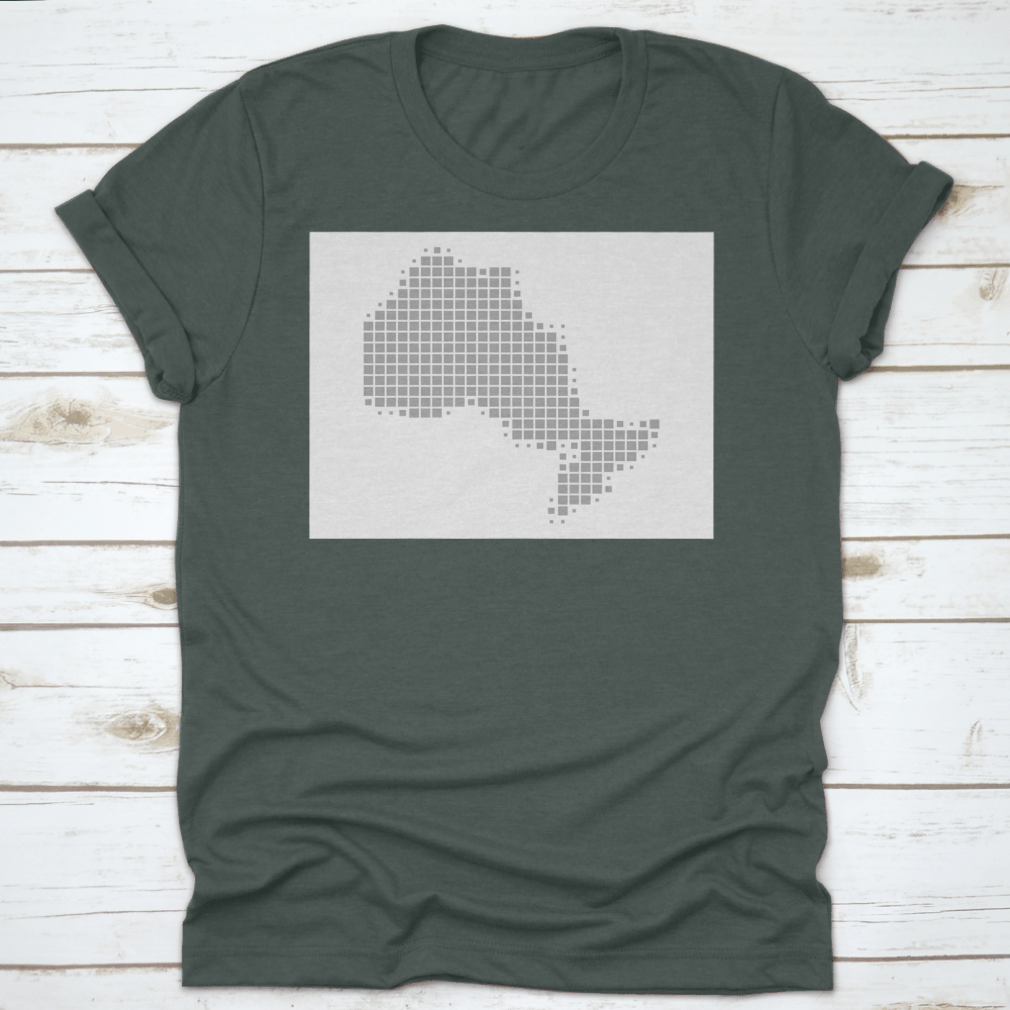 A detailed travel history map of Ontario showcasing various attractions and landmarks.