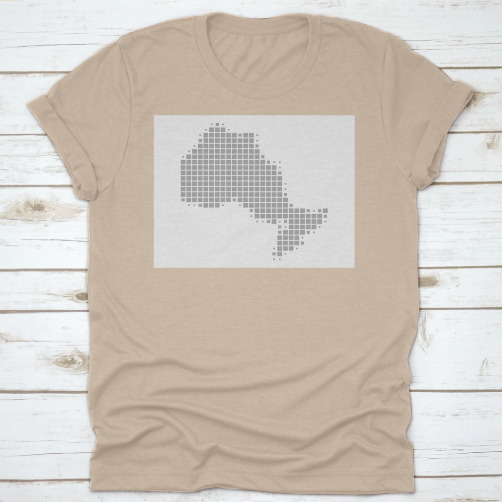 A detailed travel history map of Ontario showcasing various attractions and landmarks.