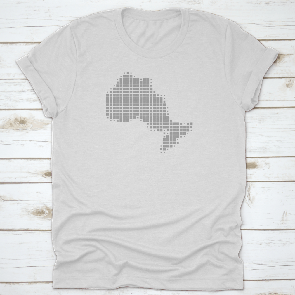 A detailed travel history map of Ontario showcasing various attractions and landmarks.