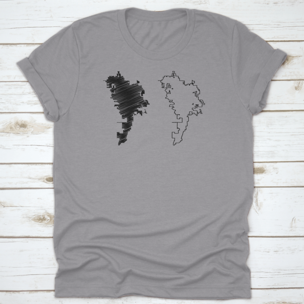 Map vector illustration and scribble sketch of Rochester City, showcasing intricate details and artistic flair.