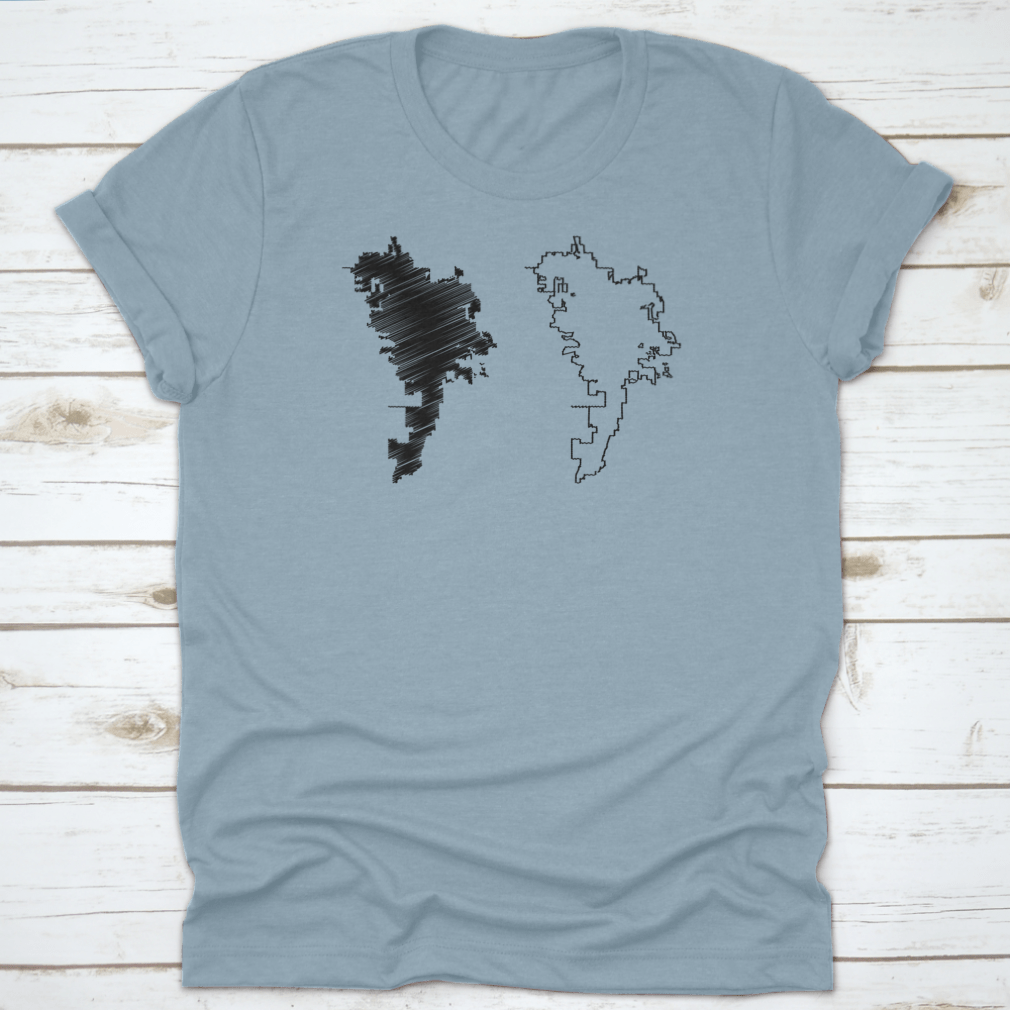 Map vector illustration and scribble sketch of Rochester City, showcasing intricate details and artistic flair.