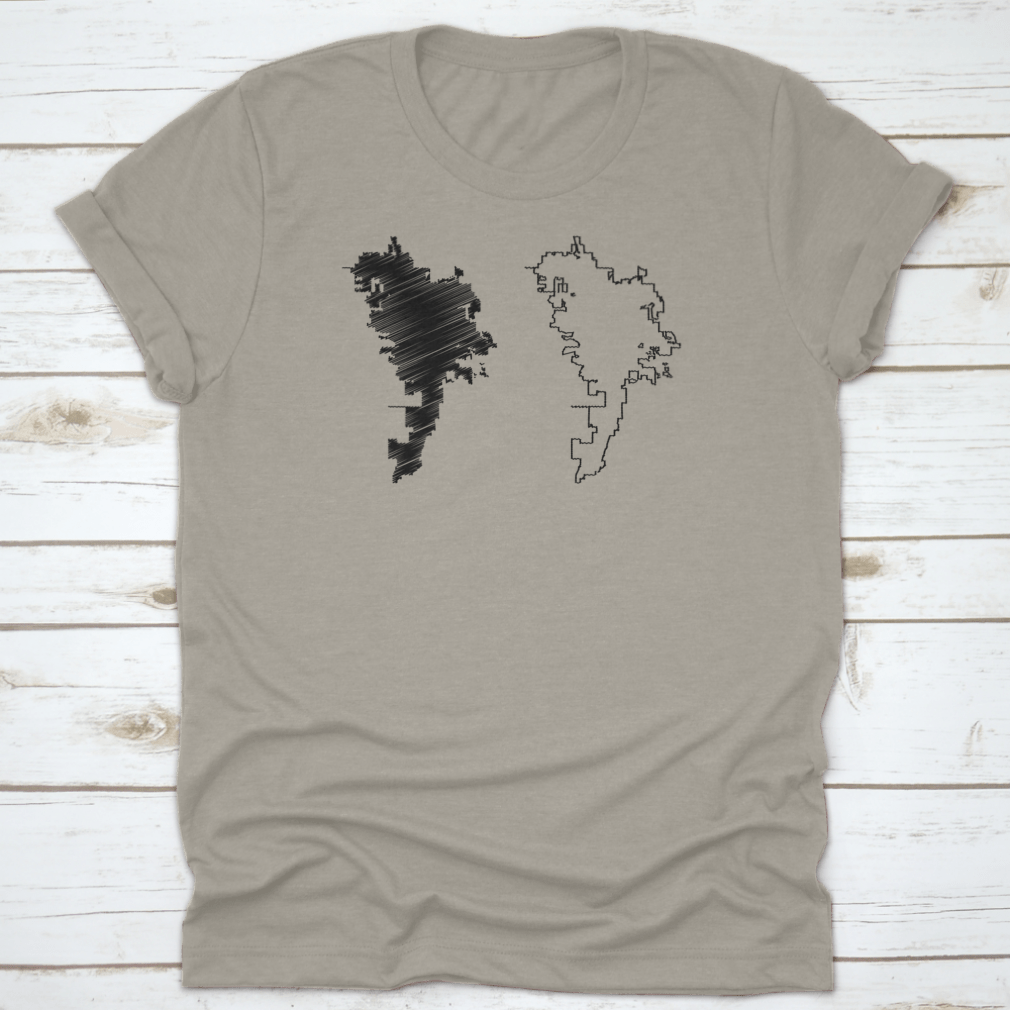 Map vector illustration and scribble sketch of Rochester City, showcasing intricate details and artistic flair.