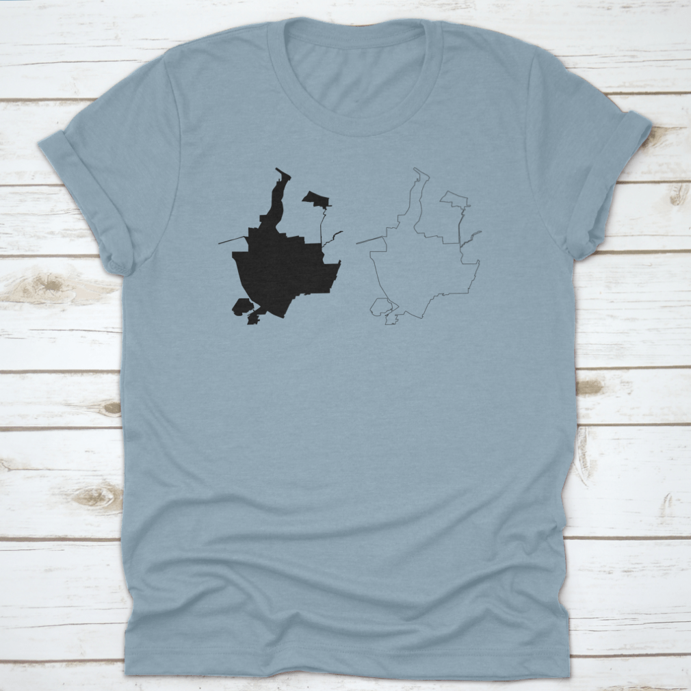 Detailed vector illustration of Rochester City, showcasing its streets and landmarks in a scribble sketch style.