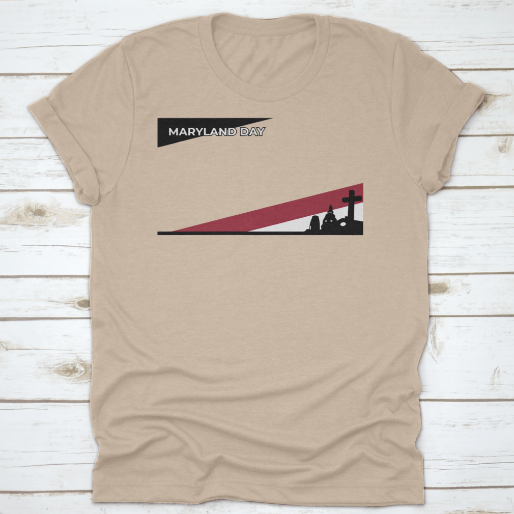 A vibrant Maryland Day vector illustration background showcasing the state's culture and heritage in a colorful design.