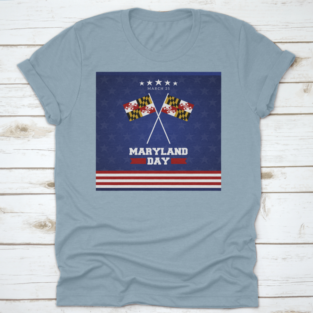 A vibrant Maryland day vector illustration featuring iconic elements of the state, suitable for posters and banners.