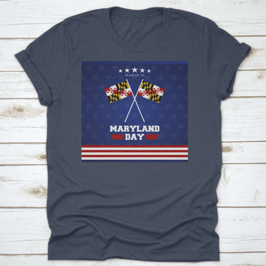 A vibrant Maryland day vector illustration featuring iconic elements of the state, suitable for posters and banners.