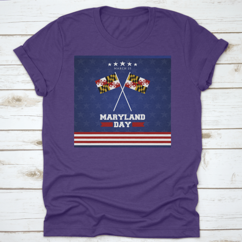 A vibrant Maryland day vector illustration featuring iconic elements of the state, suitable for posters and banners.