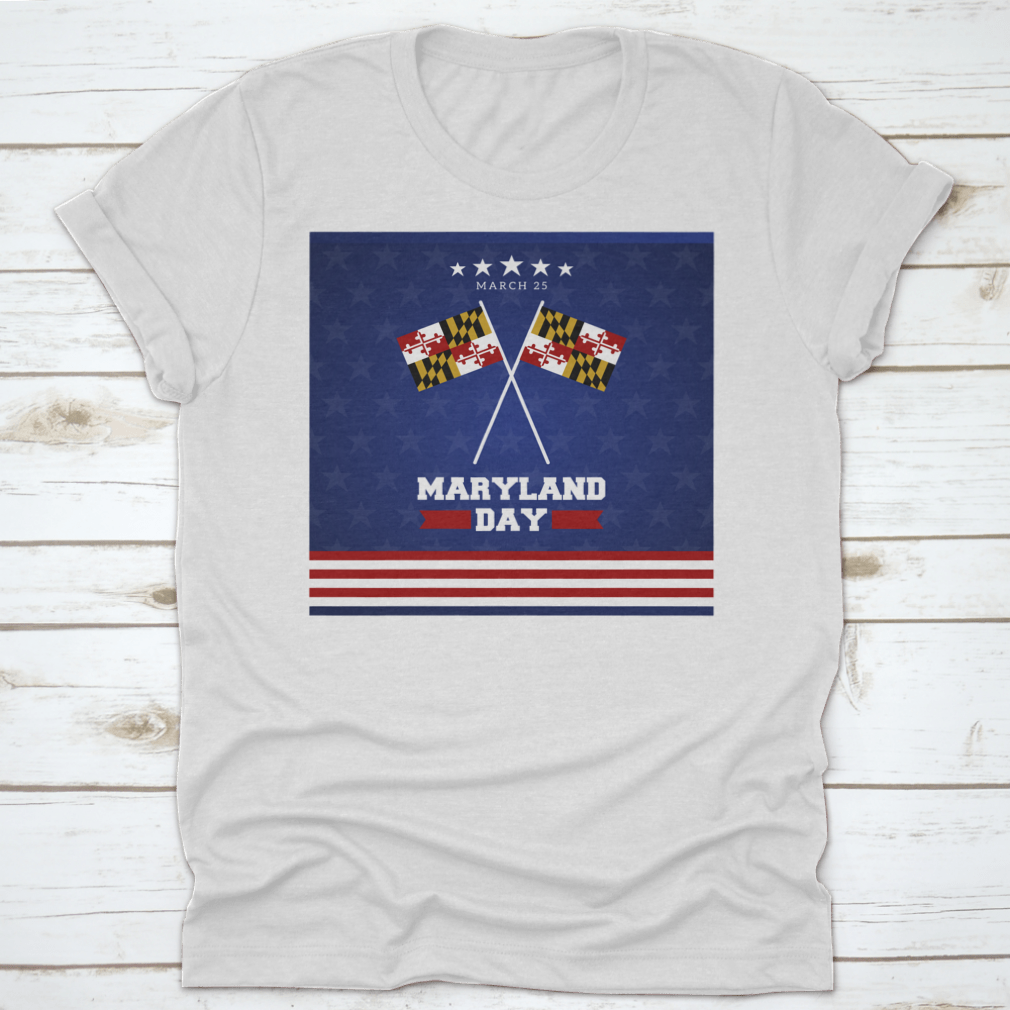 A vibrant Maryland day vector illustration featuring iconic elements of the state, suitable for posters and banners.