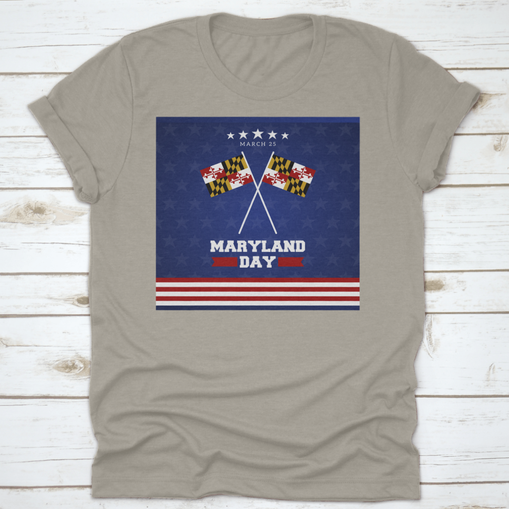 A vibrant Maryland day vector illustration featuring iconic elements of the state, suitable for posters and banners.