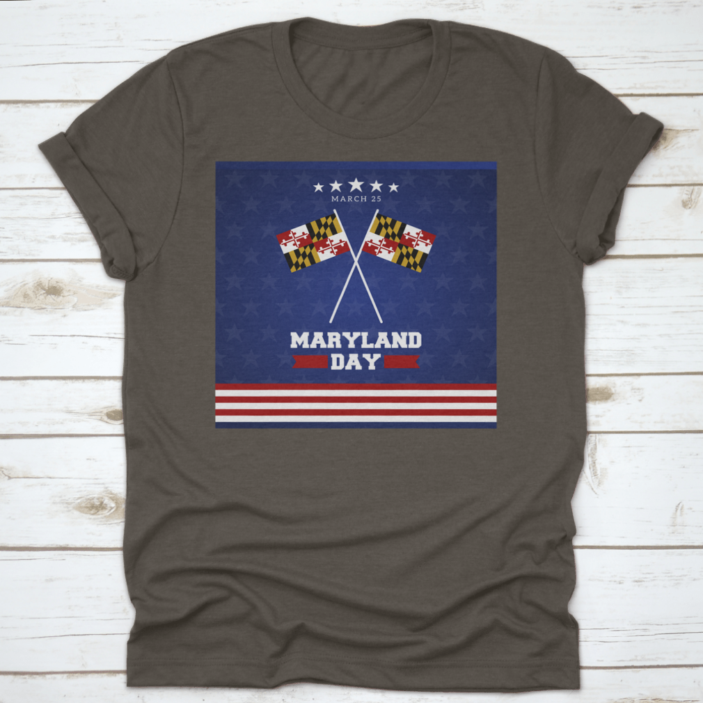 A vibrant Maryland day vector illustration featuring iconic elements of the state, suitable for posters and banners.