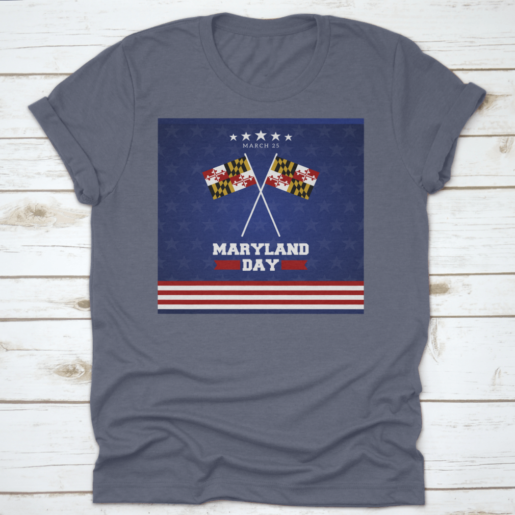 A vibrant Maryland day vector illustration featuring iconic elements of the state, suitable for posters and banners.