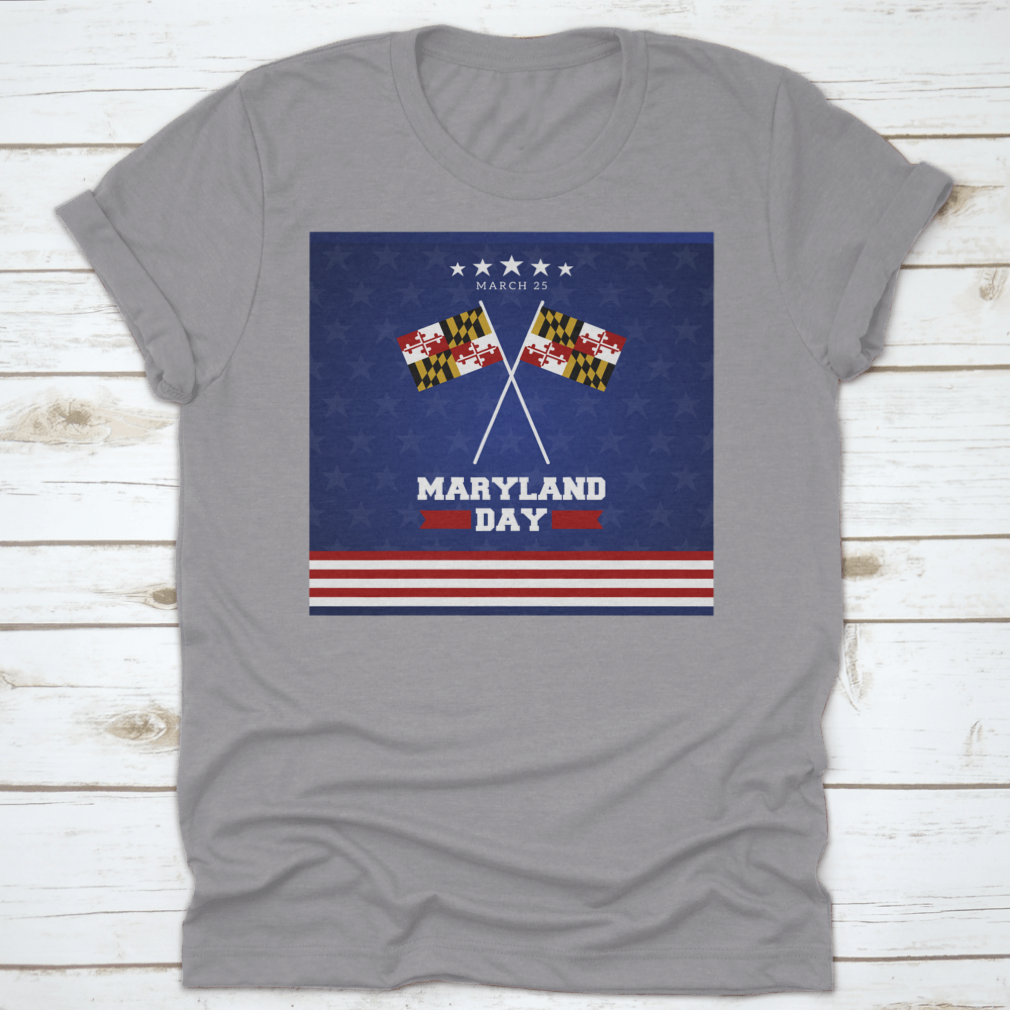 A vibrant Maryland day vector illustration featuring iconic elements of the state, suitable for posters and banners.